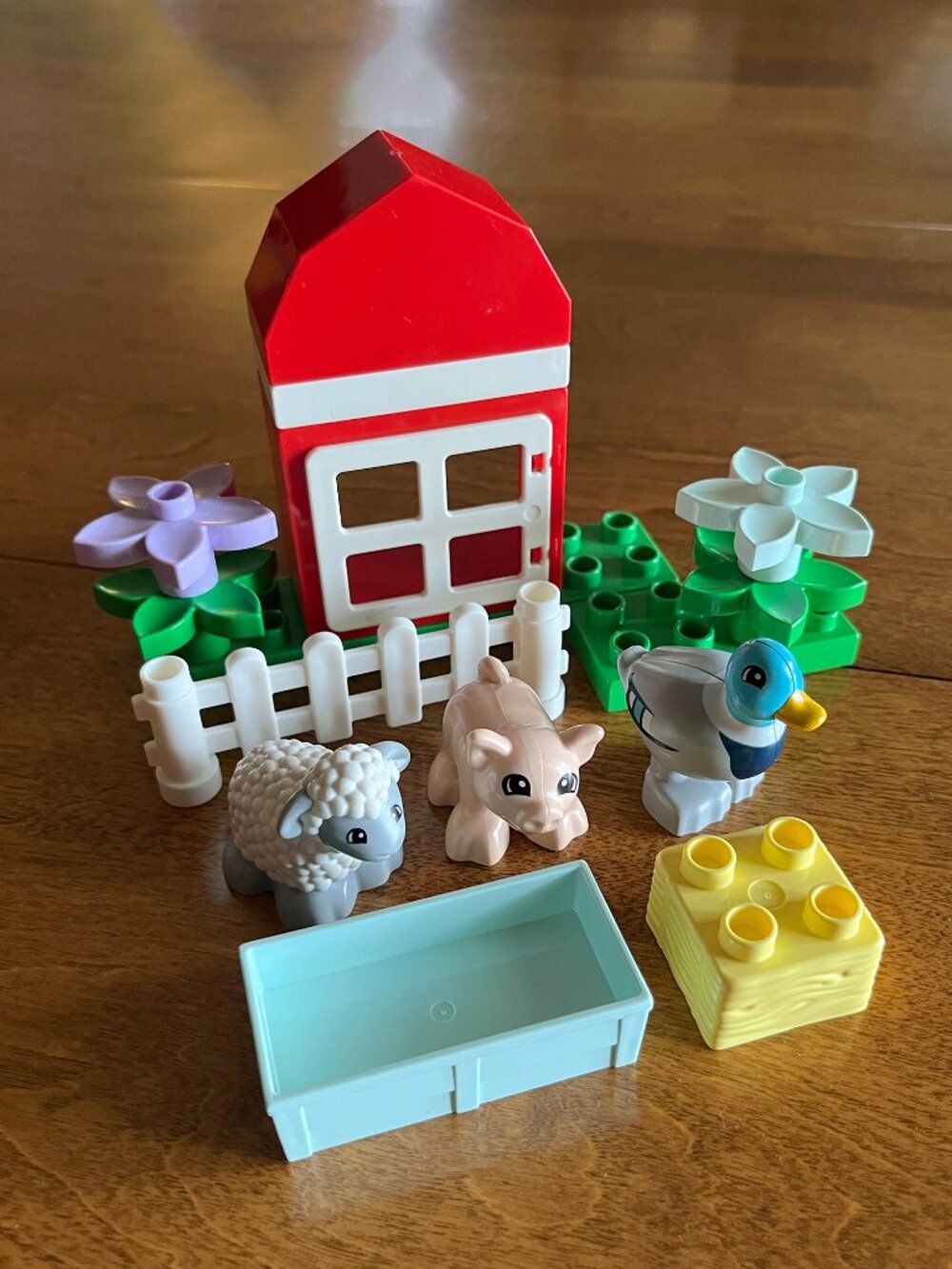 Duplo baby farm animals set
